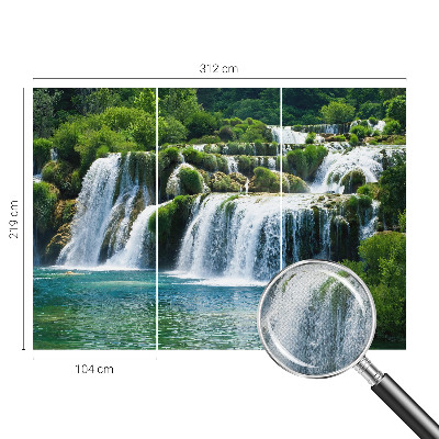 Peel and stick wall mural featuring a natural harmony design