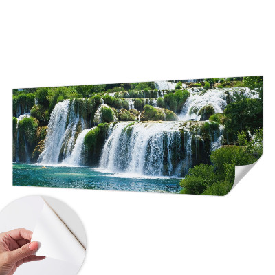 Peel and stick wall mural featuring a natural harmony design