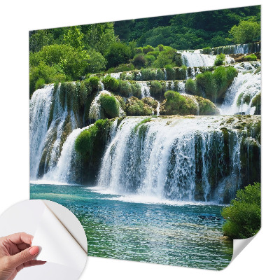 Peel and stick wall mural featuring a natural harmony design