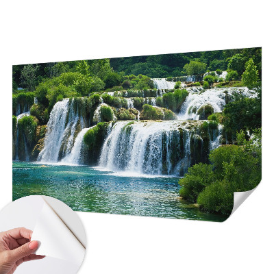 Peel and stick wall mural featuring a natural harmony design