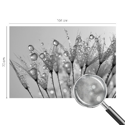 Stick-on wall mural with a wet-inspired delicate design