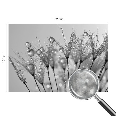 Stick-on wall mural with a wet-inspired delicate design