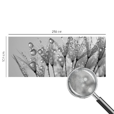 Stick-on wall mural with a wet-inspired delicate design