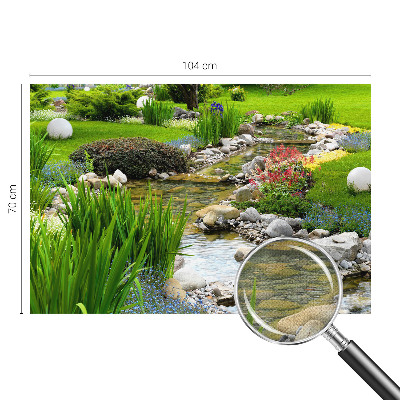 Peel and stick wall mural for bedroom Idyllic Garden