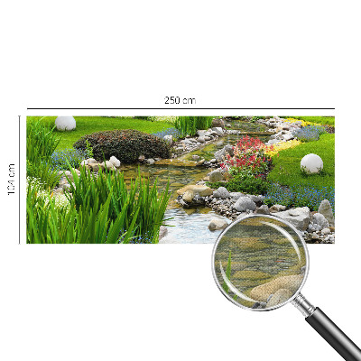 Peel and stick wall mural for bedroom Idyllic Garden