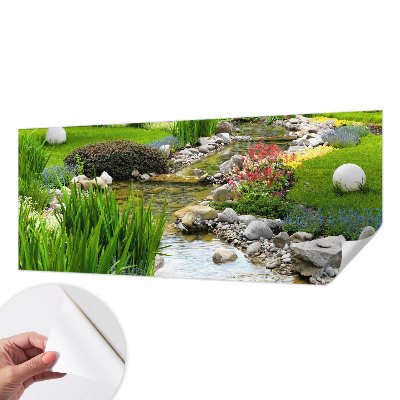 Peel and stick wall mural for bedroom Idyllic Garden