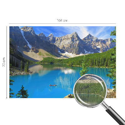 Baby room wall mural Mountain lake