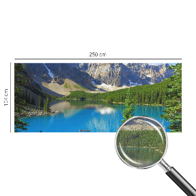 Baby room wall mural Mountain lake