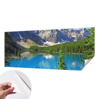 Baby room wall mural Mountain lake