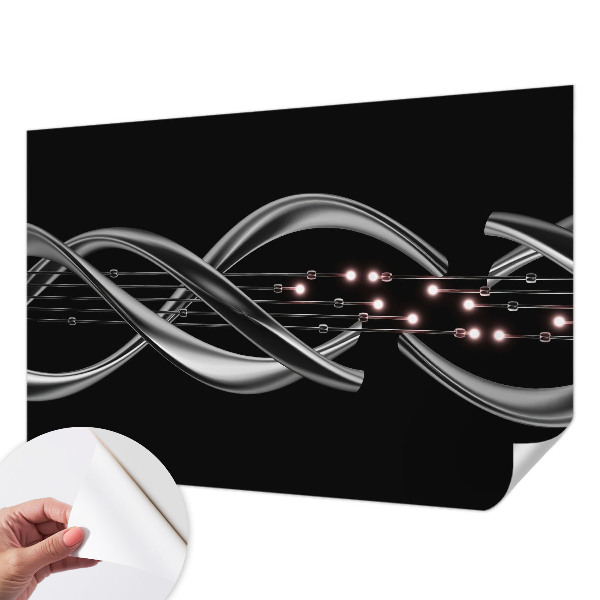 Children's wall mural Braided pattern