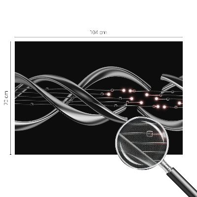 Children's wall mural Braided pattern