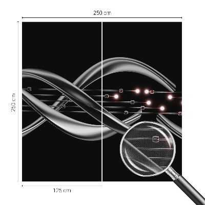 Children's wall mural Braided pattern