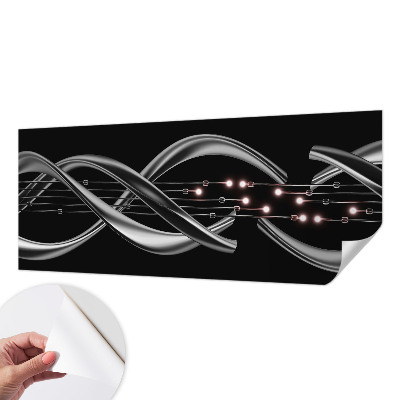 Children's wall mural Braided pattern