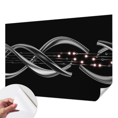 Children's wall mural Braided pattern