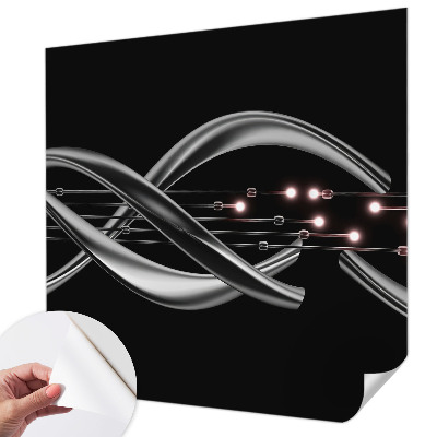 Children's wall mural Braided pattern