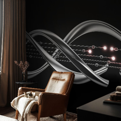 Children's wall mural Braided pattern