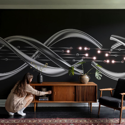 Children's wall mural Braided pattern