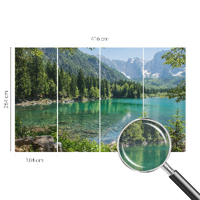 Stick-on wall mural Green lake
