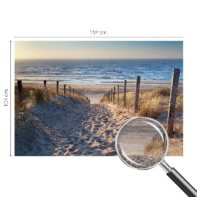 Removable wall mural wallpaper Beach path