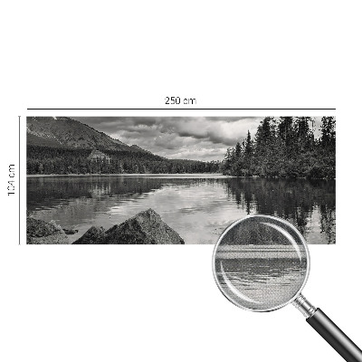 Peel and stick wall mural for kids' room Mountain panorama