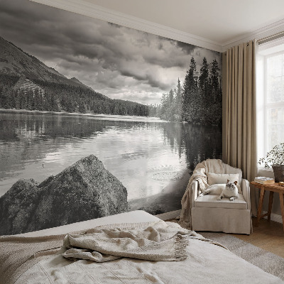 Peel and stick wall mural for kids' room Mountain panorama