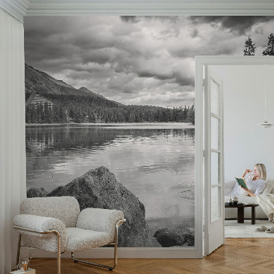 Peel and stick wall mural for kids' room Mountain panorama