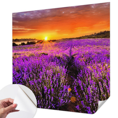 Peel and stick wall mural for kids' room Lavender Sunset
