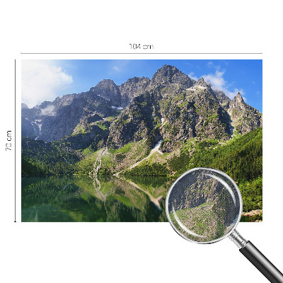 Nursery wall mural Picturesque mountains