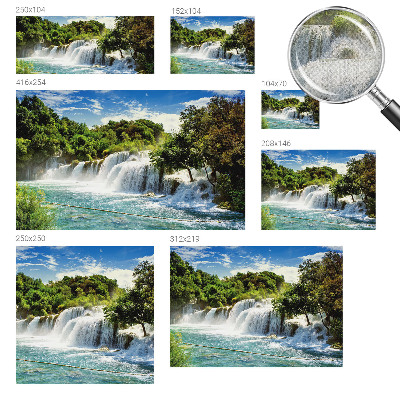 Self-adhesive photo wallpaper with a stunning waterfall motif