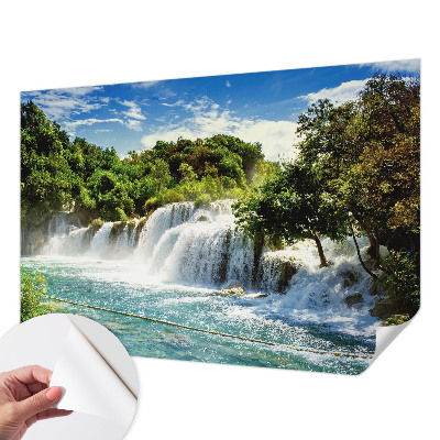 Self-adhesive photo wallpaper A stunning waterfall