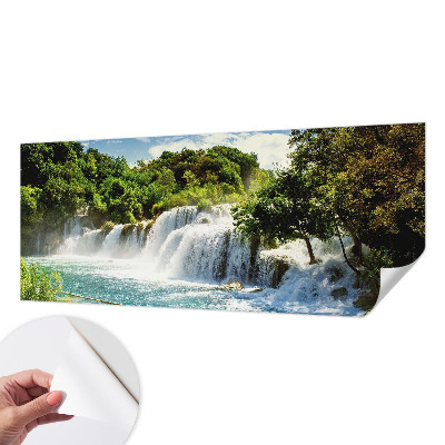 Self-adhesive photo wallpaper with a stunning waterfall motif