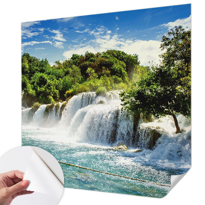 Self-adhesive photo wallpaper with a stunning waterfall motif