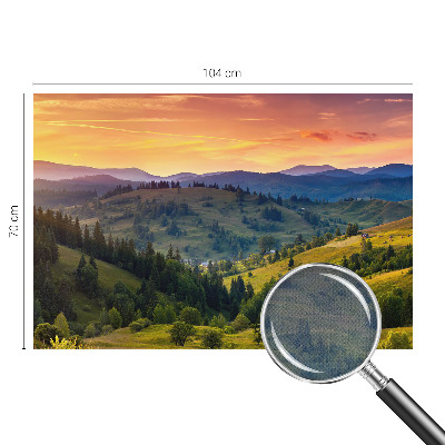 Removable wall mural wallpaper Mountain landscape