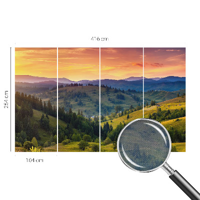 Removable wall mural wallpaper Mountain landscape