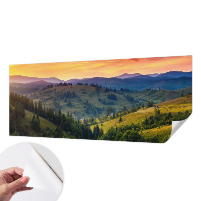 Removable wall mural wallpaper Mountain landscape