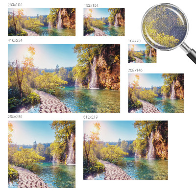 Peel and stick wall mural for bedroom with a natural landscape design