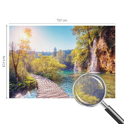 Peel and stick wall mural for bedroom with a natural landscape design