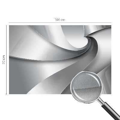 3D photo wallpaper mural with a geometric spirals design