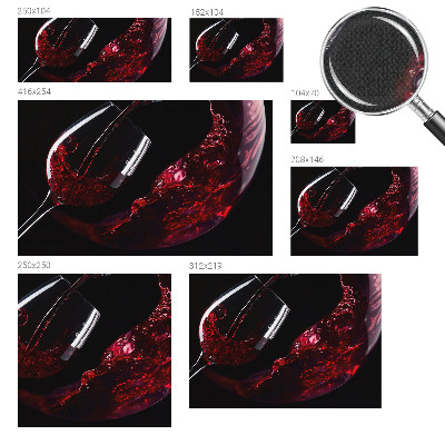 Peel and stick wall mural for living room Red wine
