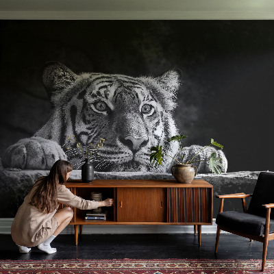 Children's wall mural Predatory look