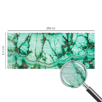 Baby room wall mural Green patterns