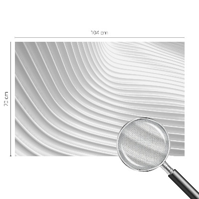 Self-adhesive photo wallpaper with an elegant waves pattern