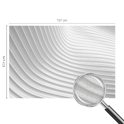 Self-adhesive photo wallpaper with an elegant waves pattern