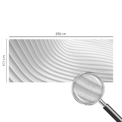 Self-adhesive photo wallpaper with an elegant waves pattern