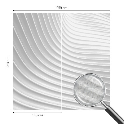 Self-adhesive photo wallpaper with an elegant waves pattern