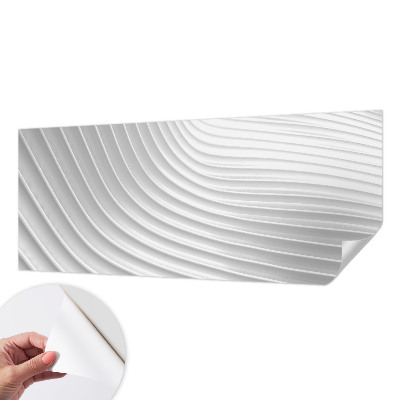 Self-adhesive photo wallpaper with an elegant waves pattern
