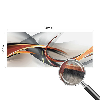 Removable wall mural wallpaper with an abstract dynamic pattern