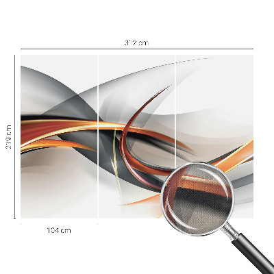 Removable wall mural wallpaper Abstract dynamics