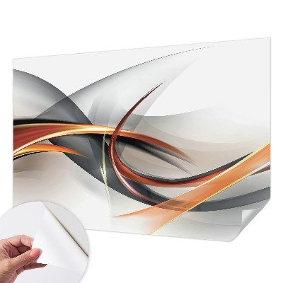 Removable wall mural wallpaper Abstract dynamics