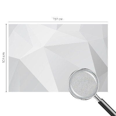 Removable wall mural Gray triangles